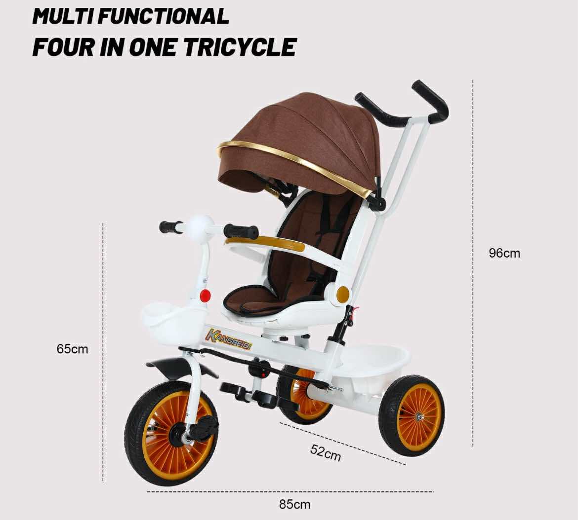 550236858_1067867565427470_7254229141085334836_n Dječiji tricikl 3u1 sa tendom - Image 5