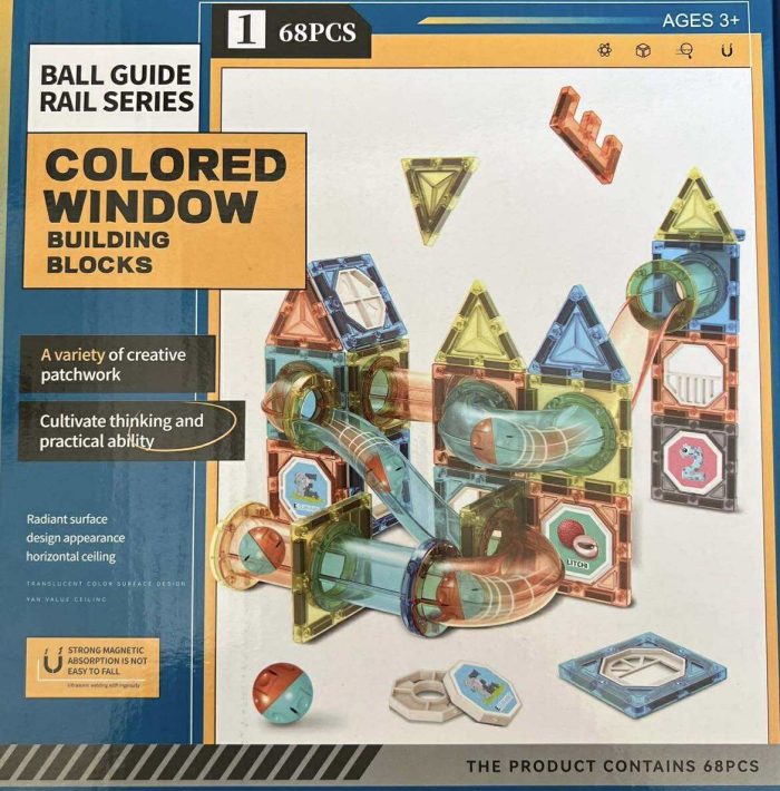 Dječiji magnetni set – 68 KOMADA - Image 1