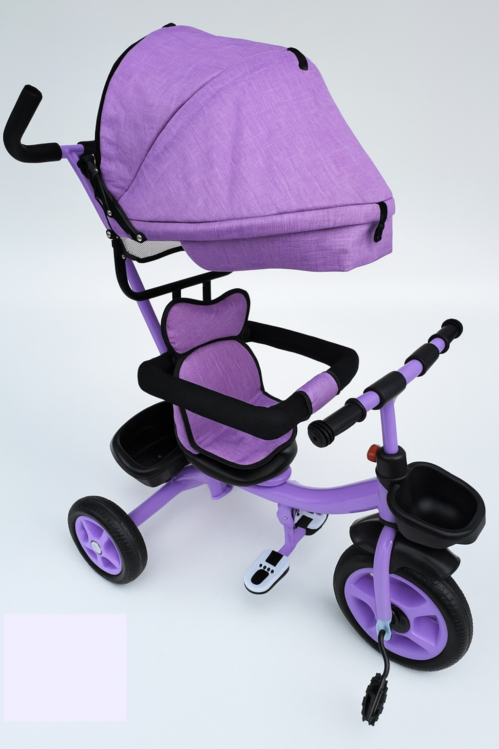 F73D1A71-AE5C-4E6A-BC37-0DD885E69B94 Dječiji tricikl sa tendom i ručkom za guranje - Image 5