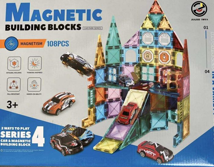 Dječiji magnetni set – 108 KOMADA - Image 1