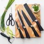Set kuhinjskih noževa sa makazama i guljačem – 6u1 profesionalni set - Image 3